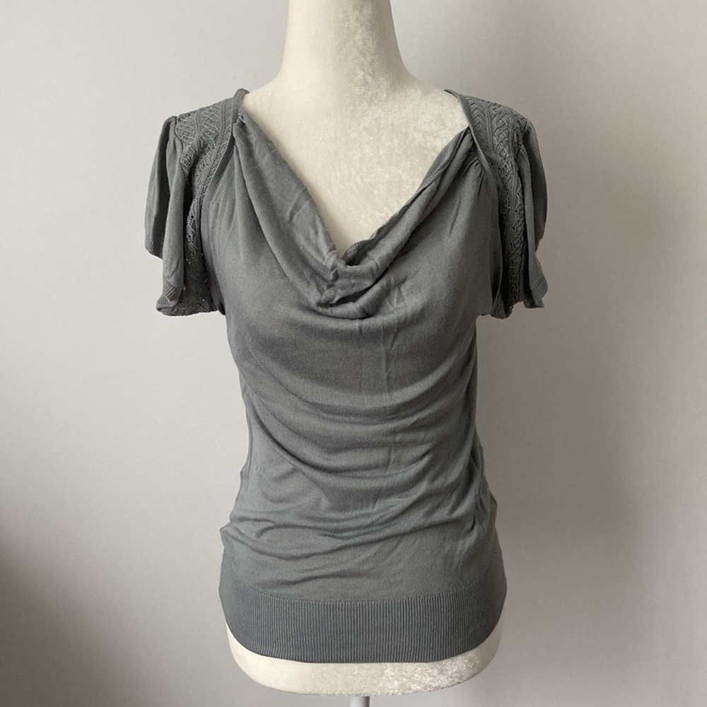 Gap Crawl Neck Short Sleeve Knit